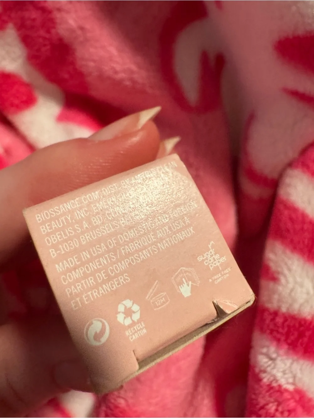 Biossance Squalane + Rose Vegan Lip Balm — New in Box